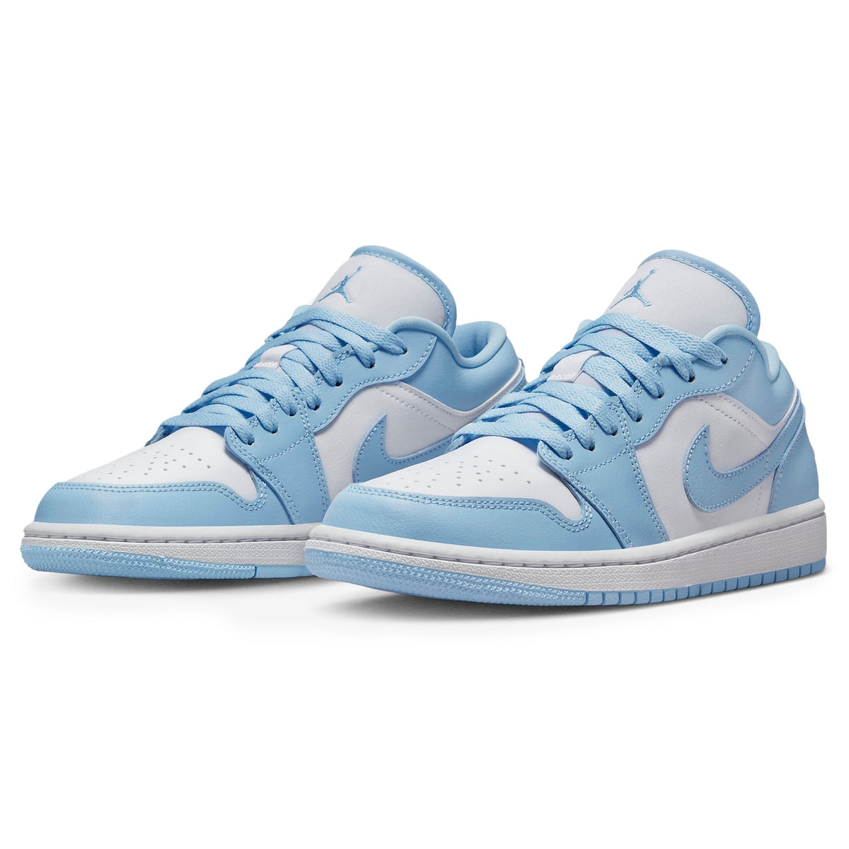 Air Jordan 1 Low Aluminum - Women's Sneakers - Blue
