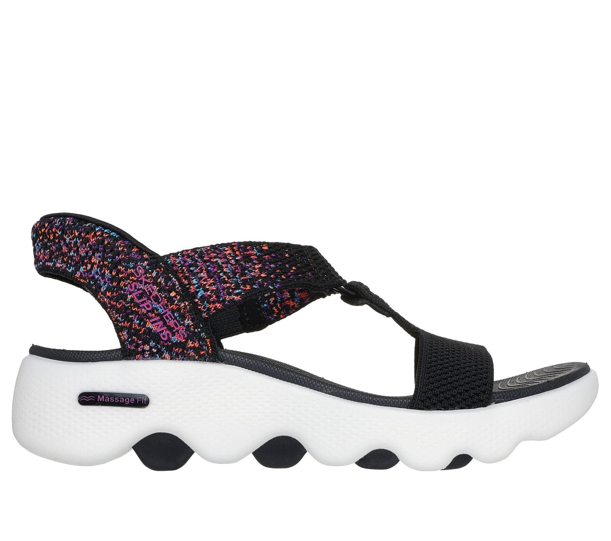 Skechers Slip-ins: GO WALK Massage Fit Sandal - Confetti Sky