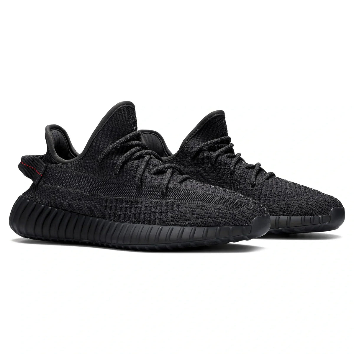 Adidas Yeezy Boost 350 V2 Static Black Non Reflective Sneakers