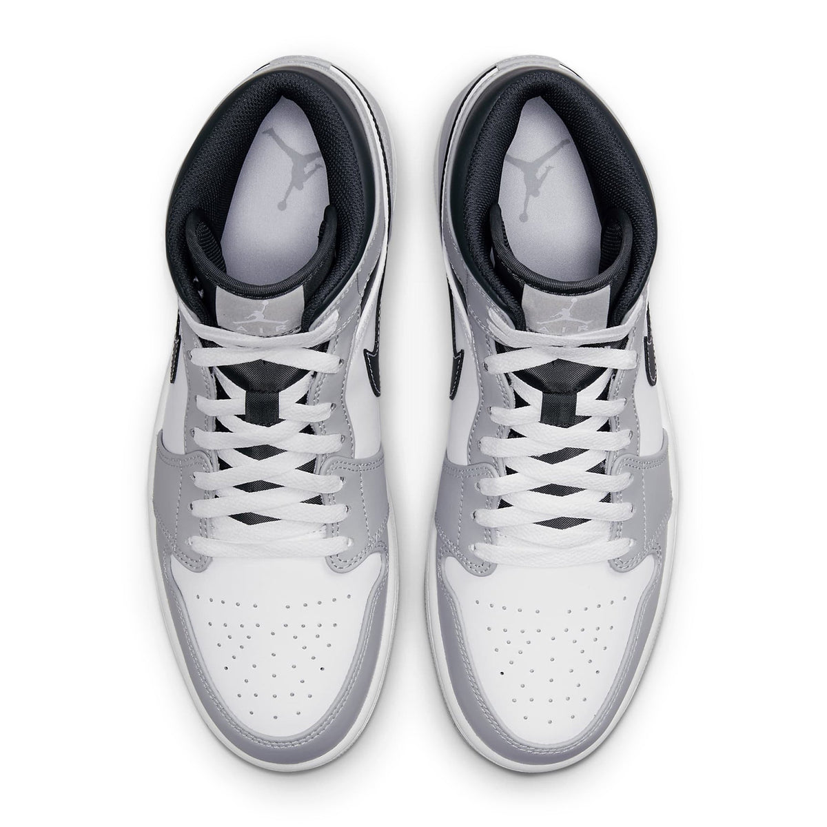Air Jordan 1 Mid Light Smoke Grey Anthracite Sneakers