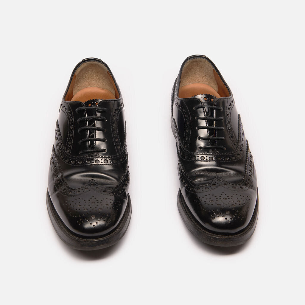 Church's Black Leather Oxfords Shoes