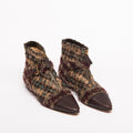 Chanel Brown Tweed Kitten Heel